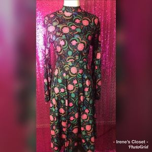 Boohoo Midi Dress in Floral Print